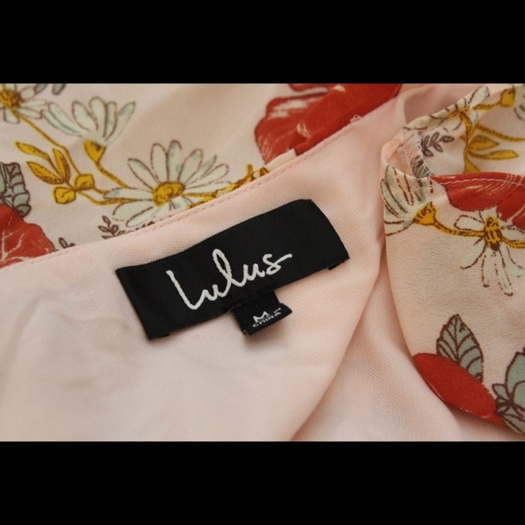 Fleur-Evermore Blush Pink Floral Ruffled Dress NWT - Picture 3 of 8